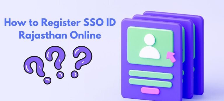 How to Register SSO ID Rajasthan Online