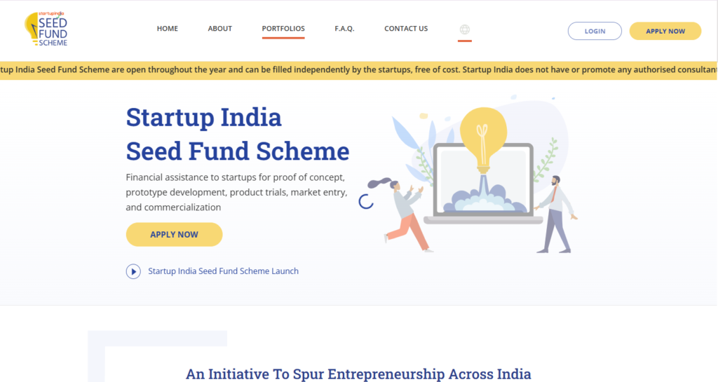 official Startup India Portal Image