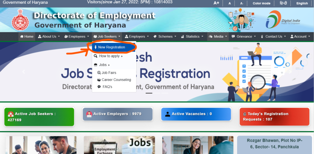 Job Seekers Registration